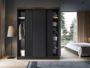 Penderie Nero Basic Noir - Largeur : 120 cm - 3 portes