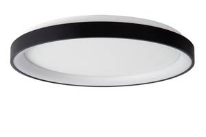Deckenleuchte VIDAL Noir - Métal - Matière plastique - 24 x 6 x 24 cm