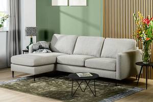 Sofa Twisted Beige - Textil - 248 x 80 x 155 cm