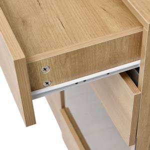 LED Sideboard Helios Ⅰ Braun - Holzwerkstoff - Glas - Metall - 35 x 80 x 140 cm