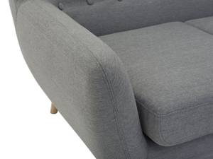 3-Sitzer Sofa MOTALA Grau - Eiche Hell