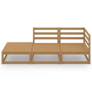 Garten-Lounge-Set (3-teilig) 3009909-1 Braun - Massivholz - Holzart/Dekor - 70 x 30 x 70 cm