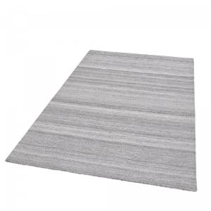 Tapis kilim LOFODI 160x230 tissé argent Argenté - 160 x 230 cm