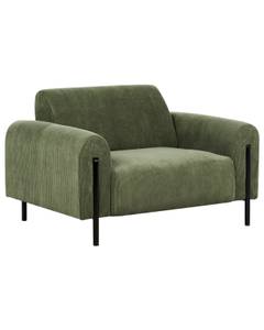 Fauteuil ASKIM Noir - Vert - Vert olive