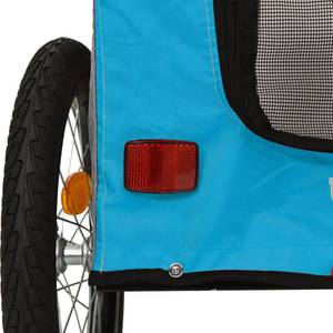 Remorque vélo pour chien 3028770-2 Bleu - 121 x 65 x 63 cm