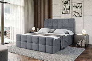 Boxspringbett BRUGO-Z Dunkelgrau - Breite: 180 cm - H3