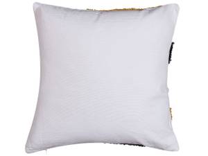 Coussin décoratif MONARDA Beige - Noir - Blanc - Textile - 45 x 6 x 45 cm