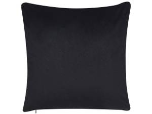 Kissen 2er Set URSINIA Schwarz - Gold - Textil - 45 x 10 x 45 cm