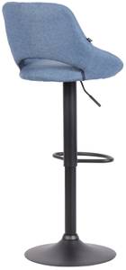 Tabouret de bar Milet Bleu - Noir