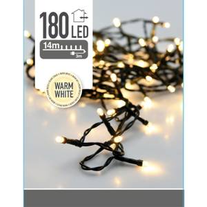 180LED Outdoor Weihnachtsbaum Lampen 14m Gelb - Kunststoff - 2 x 3 x 1400 cm