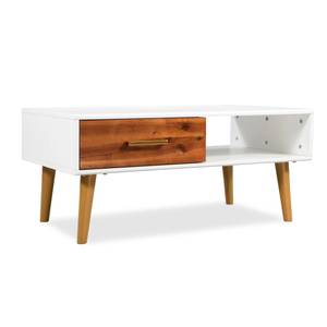 Couchtisch D510 Braun - Massivholz - 50 x 40 x 90 cm