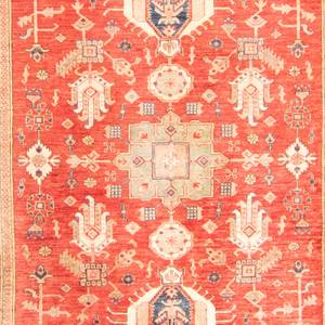 Kazak - 230x187cm Rot - Naturfaser - 187 x 1 x 230 cm