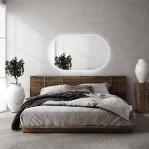 LED-Dekospiegel Oval (Kalt 6500K) 58 x 100 cm