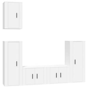 TV-Schrank 5er Set D464 Weiß