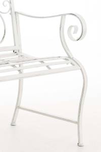 Chaises de jardin Punjab Blanc - Métal - 62 x 94 x 53 cm