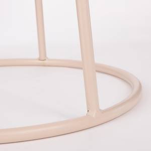 Table d'appoint Mita Rose foncé - Métal - 60 x 45 x 60 cm