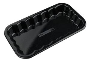 FMprofessional Grillschale 21 cm Schwarz Schwarz - Metall - 13 x 22 x 3 cm