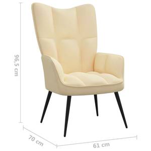 Chaise de relaxation 3011642-2 Blanc