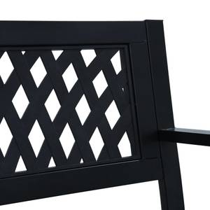 Banc de jardin 3005095-1 Noir - Métal - 125 x 77 x 53 cm