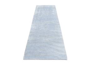 Tapis de passage Darya CDLXXIII Bleu - Textile - 81 x 1 x 297 cm