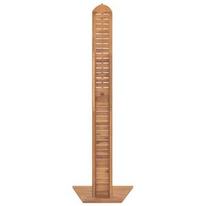 Douche de jardin Marron - Bois massif - Bois/Imitation - 70 x 204 x 75 cm