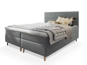 Boxspringbett SANTA Hellgrau - Breite: 180 cm