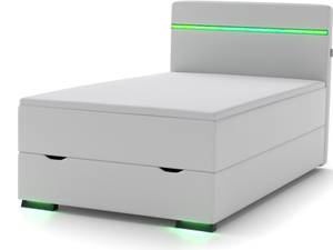 Gaming-Bett Ontario mit LED-Beleuchtung Weiß - Breite: 90 cm