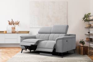 Relaxsofa 2-Sitzer Fiero Silber / Grau - Silbergrau