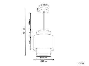 Lampe suspension BOERI Jaune moutarde - Bleu pétrole - Jaune