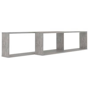 Wandregal (2er Set) 3016486-1 Beton Dekor - 100 x 30 x 15 cm - Anzahl Teile im Set: 2