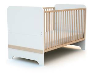 Erweiterbares Babybett CARROUSEL Weiß - Massivholz - 78 x 94 x 148 cm