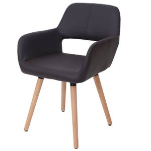 Chaise A50 II Marron foncé - Marron