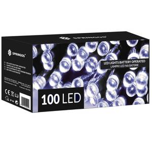 LED-Lichterkette 10.5 m Weiß - Kunststoff - 11 x 11 x 11 cm