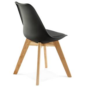 Chaise TEKI Noir - Bois massif - 49 x 83 x 56 cm