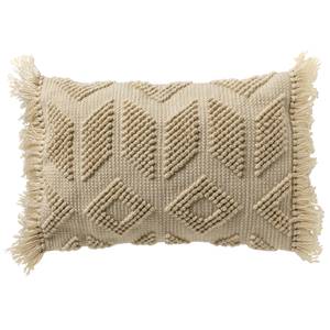 Coussin décoratif Odin Beige - Textile - 60 x 40 x 60 cm