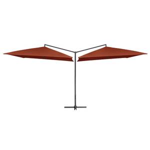 Parasol double 3001709 Brun rouge