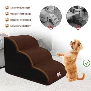 Hundetreppe C678 Braun