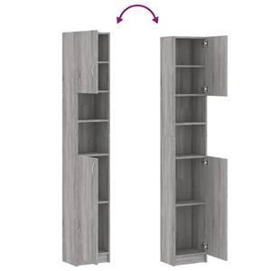 Armoire de salle de bain 3004744 Imitation chêne gris