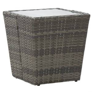 Beistelltisch 3005009-1 Grau - Kunststoff - Polyrattan - 42 x 43 x 42 cm