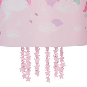 Luminaire pour la chambre d'enfant Rose foncé - Mauve - Blanc - Matière plastique - 35 x 158 x 35 cm