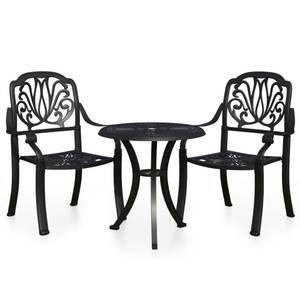 Bistro-Set-k414 ( 3-tlg ) Schwarz