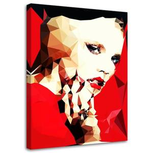 Wandbild Modern Glamour Frau 60 x 90 cm