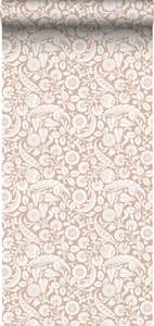 papier peint fleurs 7362 Rose foncé