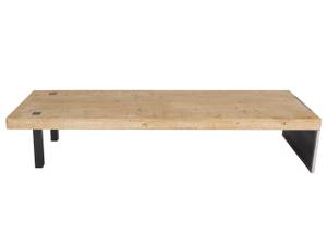 Lowboard L75 Braun - Metall - Holzart/Dekor - Holz teilmassiv - 200 x 40 x 60 cm