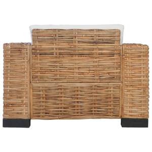 Ensemble de canapés(lot de 2) 298259-2 Marron - Rotin - Bois massif - Bois/Imitation - 195 x 67 x 80 cm