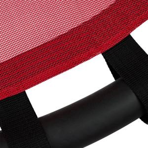 Balançoire nid d'oiseau rond 80 cm Noir - Rouge