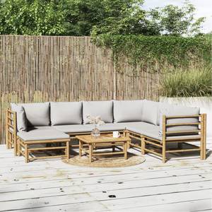 Garten-Lounge-Set 3028491-24 (8-teilig) Braun - Hellgrau