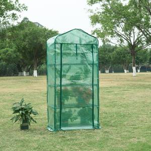 Serre de jardin Chaam Vert - Hauteur : 158 cm