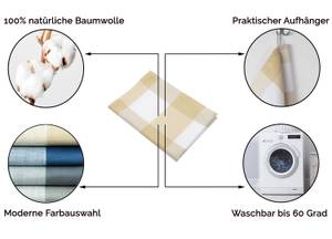 Geschirrtücher 00000423 5er-Set Beige