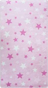 Tapis Enfant Etoile Rose foncé - 80 x 150 cm